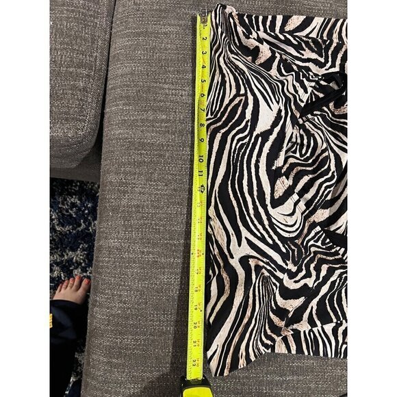 Catherines Zebra Print Tankini Top Size 24W Swim vacation resort cruise - Picture 8 of 11